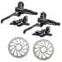 Clarks M4 Hydraulic Front & Rear Disc Brake Set With Rotors